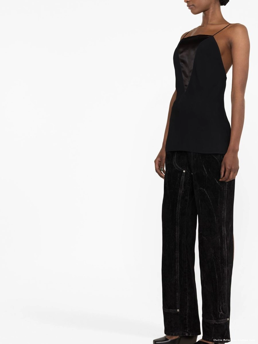 Affordable multi-panel Women Stella top McCartney sleeveless 0710